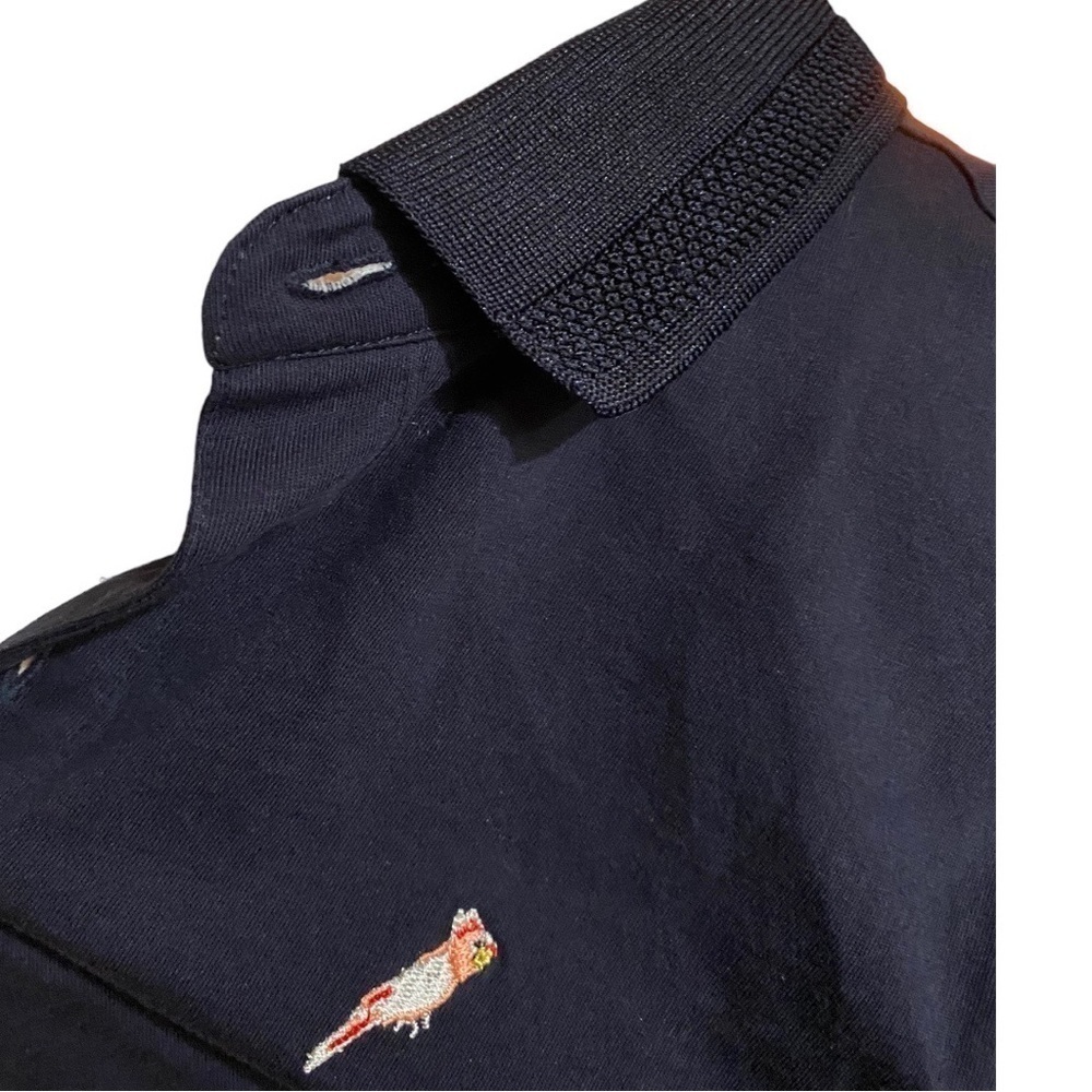 Ted Baker Hapnes Bird-Embroidered Regular Fit Polo Size 2 (S) Men’s - Picture 3 of 7